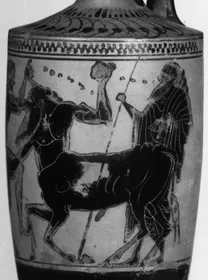 LEKYTHOS (ATHENIAN, BLACK-FIGURE)
