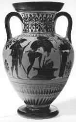 AMPHORA, NECK (ATHENIAN, BLACK-FIGURE)