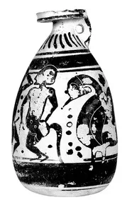 ALABASTRON (CORINTHIAN, BLACK-FIGURE)
