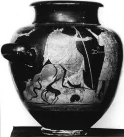 STAMNOS (ATHENIAN, RED-FIGURE)