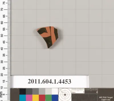 Terracotta fragment of a kylix (drinking cup)