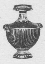 HYDRIA (SOUTH ITALIAN, GNATHIAN, BLACK GLAZE)
