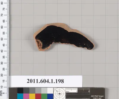 Terracotta fragment of a kylix (drinking cup)