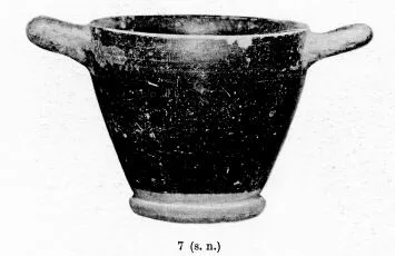 SKYPHOS (SOUTH ITALIAN, CAMPANIAN, BLACK GLAZE)