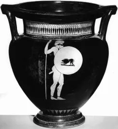 KRATER, COLUMN (ATHENIAN, RED-FIGURE)