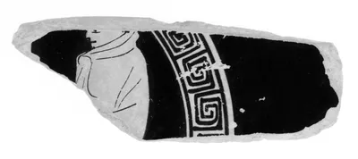 Attic Red-Figure Kylix Fragment