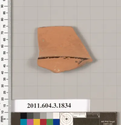 Terracotta fragment of a kylix: Lip cup (drinking cup)