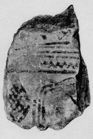 AMPHORA, NECK, FRAGMENT (ATHENIAN GEOMETRIC, SILHOUETTE)
