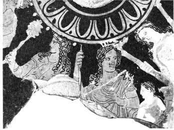 LEKANIS, FRAGMENT (ATHENIAN, RED-FIGURE)