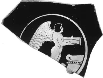 CUP, STEMLESS (ATHENIAN, RED-FIGURE)