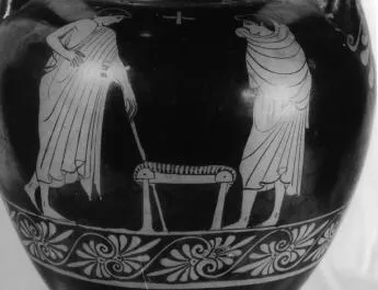 AMPHORA, NECK (ATHENIAN, RED-FIGURE)