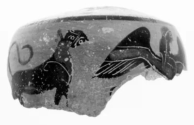 Attic Black-Figure Lekythos Fragment
