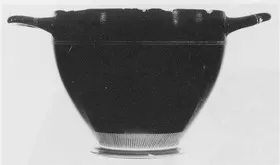 SKYPHOS (ATHENIAN, BLACK GLAZE)