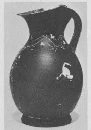 OINOCHOE (SOUTH ITALIAN, GNATHIAN, BLACK GLAZE)