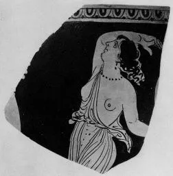 KANTHAROS, FRAGMENT (SOUTH ITALIAN, APULIAN, RED-FIGURE)