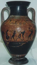 AMPHORA, BELLY, TYPE A (ATHENIAN, BLACK-FIGURE)