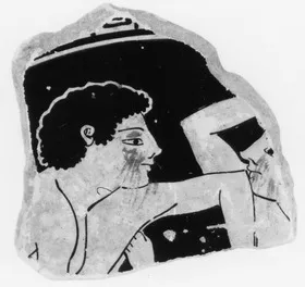 CUP, FRAGMENT (ATHENIAN, RED-FIGURE)