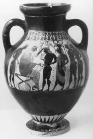 AMPHORA, BELLY, TYPE B (ATHENIAN, BLACK-FIGURE)