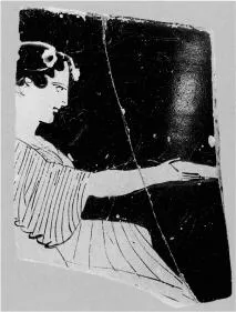 SKYPHOS, FRAGMENT (ATHENIAN, RED-FIGURE)