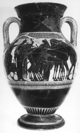AMPHORA, BELLY, TYPE A (ATHENIAN, BLACK-FIGURE)