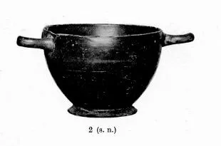 SKYPHOS (SOUTH ITALIAN, CAMPANIAN, BLACK GLAZE)
