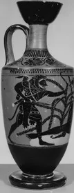 LEKYTHOS (ATHENIAN, BLACK-FIGURE)