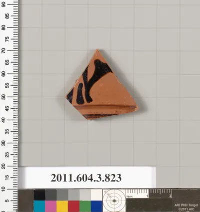 Terracotta fragment of a lekythos (oil flask)