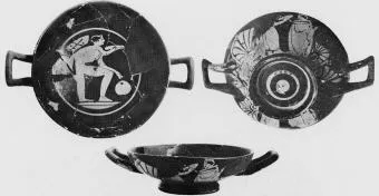 CUP, STEMLESS (ATHENIAN, RED-FIGURE)