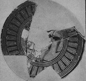 CUP, FRAGMENT (ATHENIAN, BLACK-FIGURE)