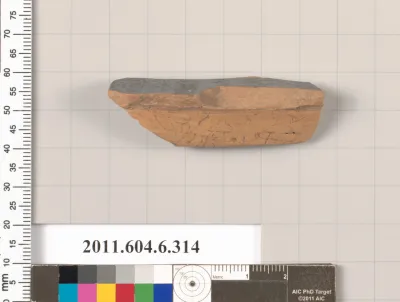 Terracotta fragment of a lamp