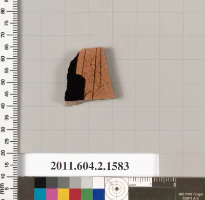 Terracotta fragment of a skyphos (deep drinking cup)