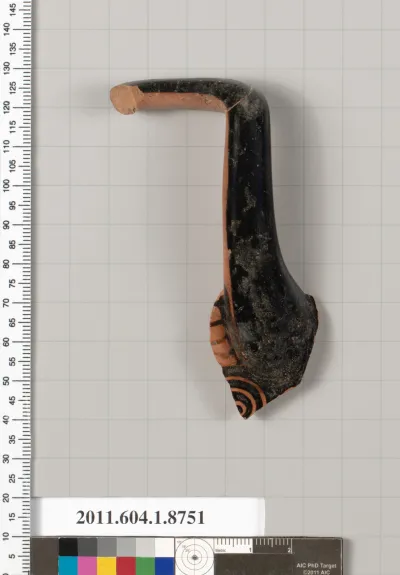 Terracotta fragment of a kylix (drinking cup)