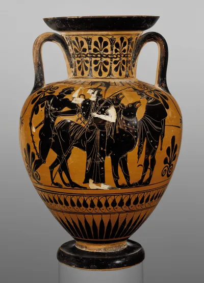 Attic Black-Figure Neck Amphora