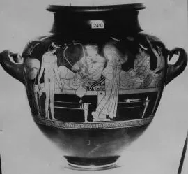 STAMNOS (ATHENIAN, RED-FIGURE)