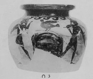 STAMNOS (ETRUSCAN, BLACK-FIGURE)
