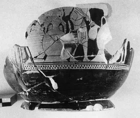 CHOUS, FRAGMENT (ATHENIAN, RED-FIGURE)