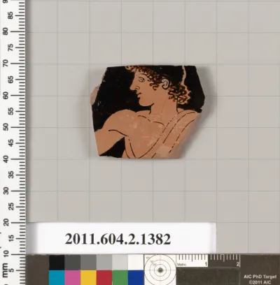Terracotta fragment of a skyphos (deep drinking cup)