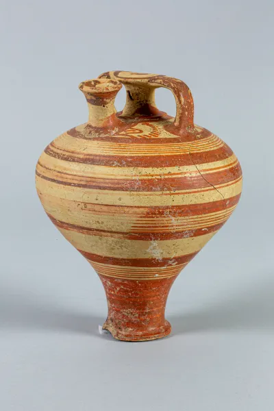 Terracotta stirrup jar
