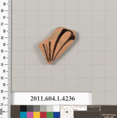 Terracotta fragment of a kylix (drinking cup)