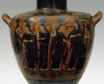 Attisch-schwarzfigurige Hydria