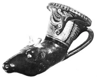 FIGURE VASE (SOUTH ITALIAN, APULIAN, RED-FIGURE)