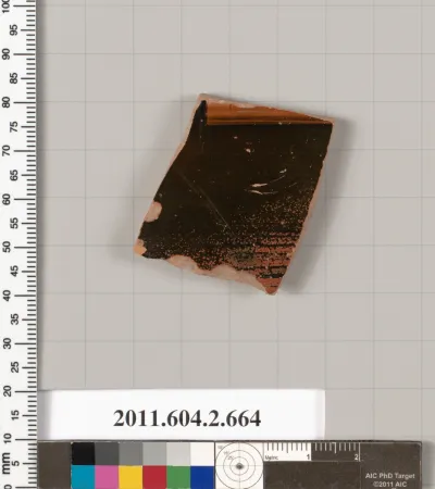 Terracotta fragment of a column-krater (bowl for mixing wine and water)