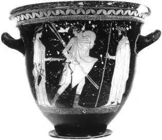 KRATER, BELL (ATHENIAN, RED-FIGURE)