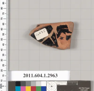 Terracotta fragment of a kylix (drinking cup)