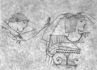 LOUTROPHOROS, FRAGMENT (ATHENIAN, RED-FIGURE)