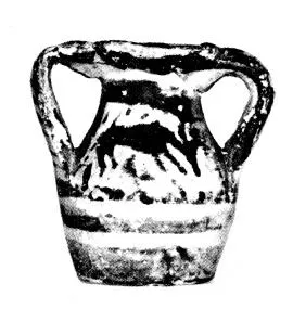 AMPHORA, BELLY (ATHENIAN GEOMETRIC, SILHOUETTE)