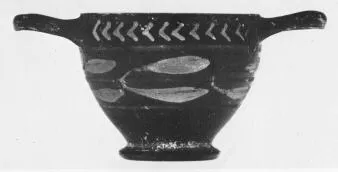 SKYPHOS (SOUTH ITALIAN, APULIAN, BLACK GLAZE)