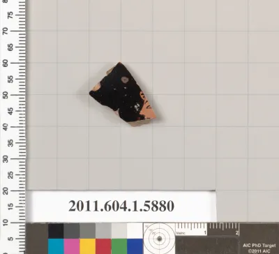 Terracotta fragment of a kylix (drinking cup)