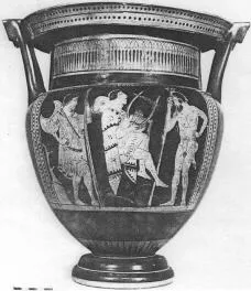 KRATER, COLUMN (ATHENIAN, RED-FIGURE)