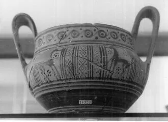 KANTHAROS (ATHENIAN GEOMETRIC, SILHOUETTE)